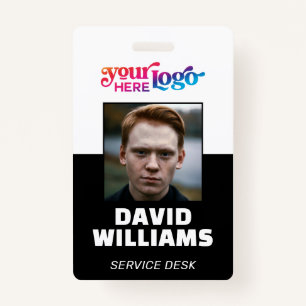 Custom CorporateBadge Employee/Event ID with Photo Badge