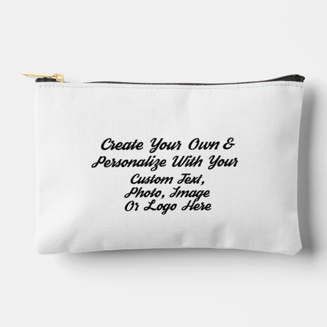 Custom Cosmetic Bag - Personalized Toiletry Pouch (Front)
