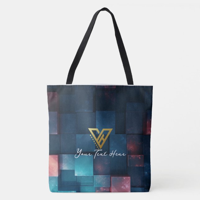 Custom : Cosmic Quilt Personalized Tote (Front)