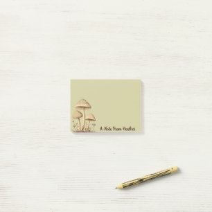 Custom Cottagecore Mushroom  Post-it Notes