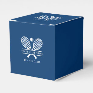 Custom Country Club Name Tennis Events Favor Box
