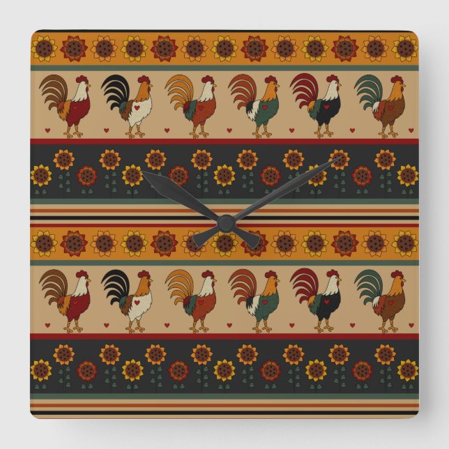 Custom Country Wall Clock (Front)