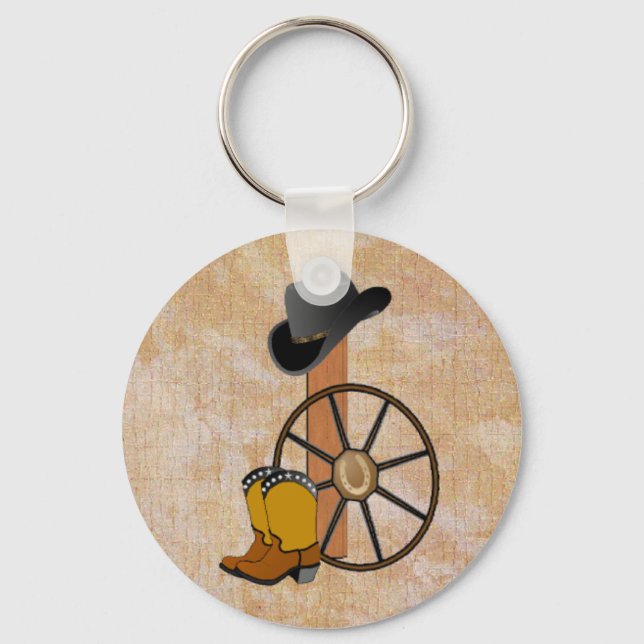 CUSTOM Country Western KeyChains (Front)