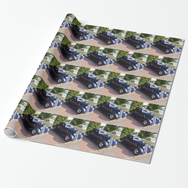 Custom Coupe Wrapping Paper (Unrolled)
