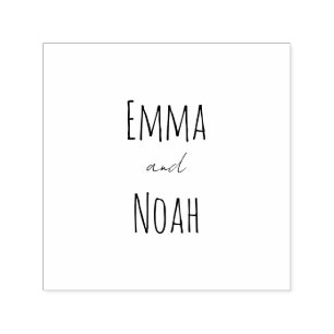 Custom Couple Personalized Self-inking Stamp