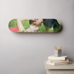 Custom Couple Photo Wedding  Skateboard