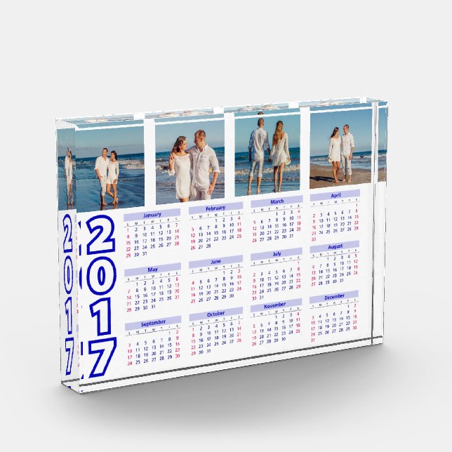 Custom Couple Photos | Custom 2017 Photo Calendar (Left)