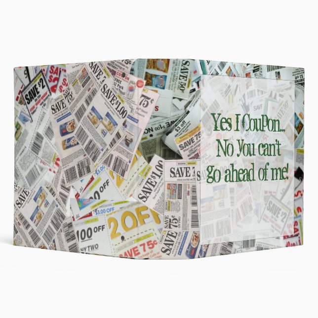 Custom Coupon Binder Organizer Extreme Coupons (Background)