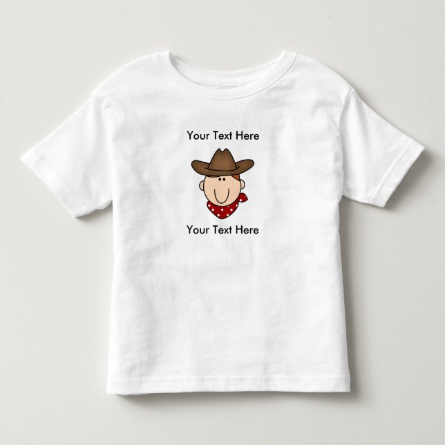 Custom Cowboy Red T-Shirt (Front)