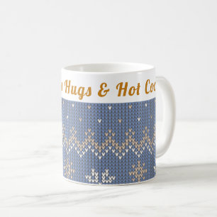 Custom Cozy Winter   Hugs & Hot Cocoa  Coffee Mug