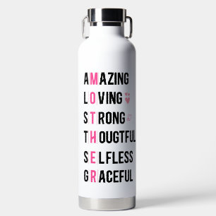 Custom Create Amazing Thoughtful Mother's Day Mom Water Bottle