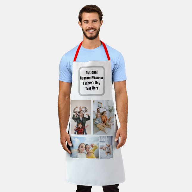 Custom Create Personalized Dad #FATHERSDAY Photo Apron (Worn)