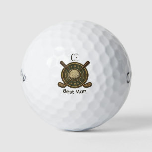 Custom Create Your Own Best Man Golf  Balls