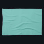 Custom Create Your Own Blank Template Light Teal Kitchen Towel<br><div class="desc">Create Your Own Custom Upload Add Your Monogram Initial Photo or Logo Text Name Elegant Modern Cute Kitchen & Dining / Table & Kitchen Linens/ Blank Template Light Teal Blue Green Solid Colour Kitchen Towel.</div>