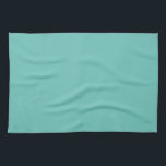 Custom Create Your Own Blank Template Light Teal Kitchen Towel<br><div class="desc">Create Your Own Custom Upload Add Your Monogram Initial Photo or Logo Text Name Elegant Modern Cute Kitchen & Dining / Table & Kitchen Linens/ Blank Template Light Teal Blue Green Solid Colour Kitchen Towel.</div>