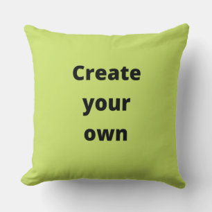 Custom create your own family chic trendy mom cute throw pillow