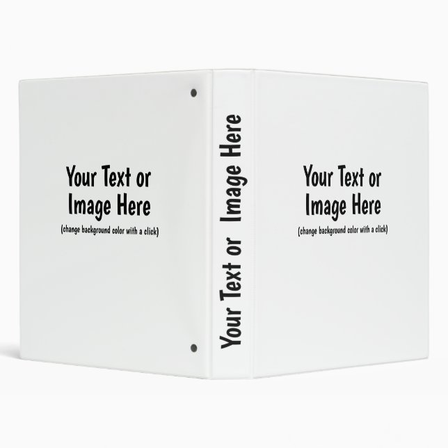 Custom Create Your Own Personalized Binder (Background)