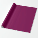 Custom Create Your Own Solid Colour Wine Gift Wrapping Paper<br><div class="desc">Create Your Own Custom Elegant Modern Custom Wine Solid Colour Blank Template Crafts & Party Supplies Gift Wrapping Supplies / 30 inches x 6 feet Gift Wrapping Paper. Buy / Order Matte & Glossy Wrapping Papers Online Shop.</div>