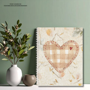 Custom creative scrapbook Kraft paper Heart Notebook
