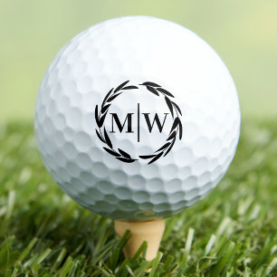 Custom Crest Monogram Golf Balls
