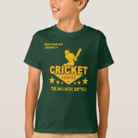Custom Cricket Club League Sport Name Number