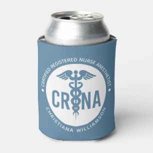 Custom CRNA Certified Registered Nurse Anesthetist Can Cooler