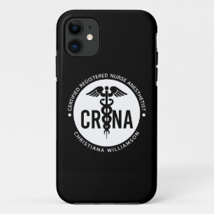 Custom CRNA Certified Registered Nurse Anesthetist iPhone 11 Case