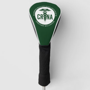 Custom CRNA Certified Registered Nurse Anesthetist Golf Head Cover