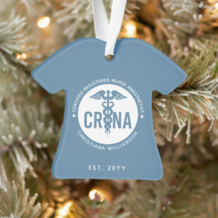 Custom CRNA Certified Registered Nurse Anesthetist Ornament
