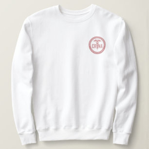 Custom CRNA Certified Registered Nurse Anesthetist Sweatshirt