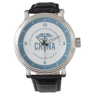 Custom CRNA Certified Registered Nurse Anesthetist Watch
