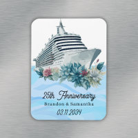 Custom Cruise 25th Wedding Anniversary Keepsake