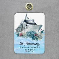 Custom Cruise 5th Wedding Anniversary Keepsake