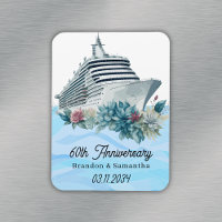 Custom Cruise 60th Wedding Anniversary Keepsake