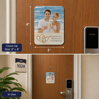 Custom Cruise Door Photo Personalized Stateroom Magnet