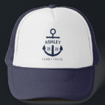 Custom Cruise Shirt Family Group Matching Trucker Hat<br><div class="desc">Set sail in style with our "Custom Cruise Shirt Family Group Matching" hat. Personalize it with your family name or group for a touch of unity. Perfect for capturing cherished memories from your adventures together. Whether you're exploring exotic ports or lounging on deck, this hat is a must-have for every...</div>