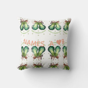 Custom Crystal Valentine Gift  Throw Pillow