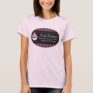 CUSTOM Cupcake Bakery Business T-Shirt