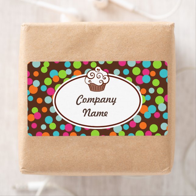 Custom Cupcake Sprinkles Labels (Insitu)