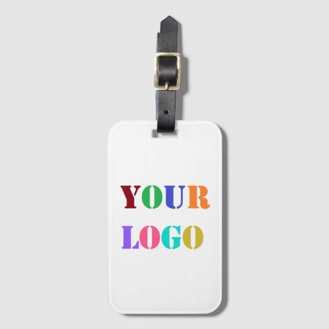 Custom Cusiness Logo Personalized Luggage Tag (Front Vertical)