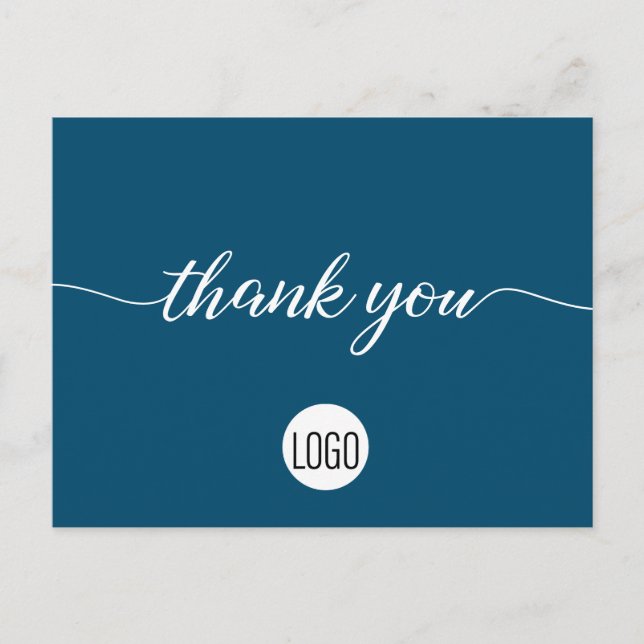 Custom Customer Appreciation Business template Postcard (Front)