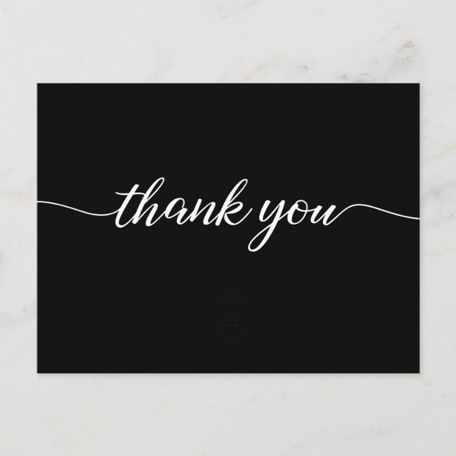 Custom Customer Appreciation Business template Postcard (Front)