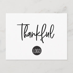 Custom Customer Appreciation Business Thankful Postcard