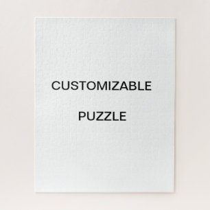 CUSTOM CUSTOMIZABLE TEMPLATE JIGSAW PUZZLE
