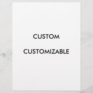 Custom Customize Customizable Blank Flyer