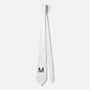 Custom Customize Monogram Design Tie