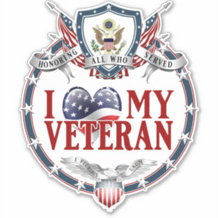 Custom-Cut Luv My Veteran