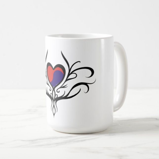CUSTOM CUT VINYL SEAL COFFEE MUG (Front Right)