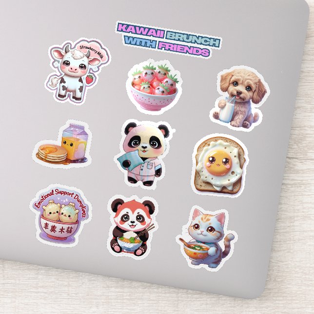 Custom-Cut Vinyl Sticker (Detail)