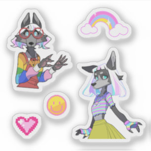 Custom-Cut Vinyl Sticker